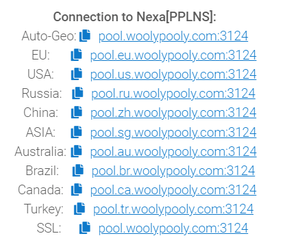 nexa mining pool server